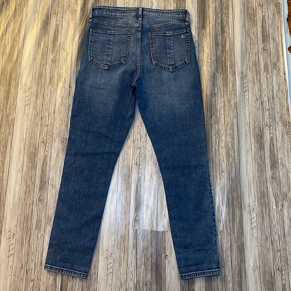 RAG & BONE Nina High Rise Ankle Skinny in Malibu Sz 26 Flexi Stretch - Picture 7 of 16